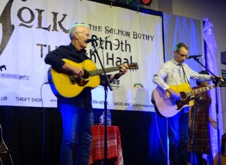 Allan Taylor performing at the HAAL festival.